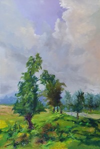 Kashif Shahzad, 24 x 36 Inch, Acrylic on Canvas, Landscape Painting, AC-KSD-002